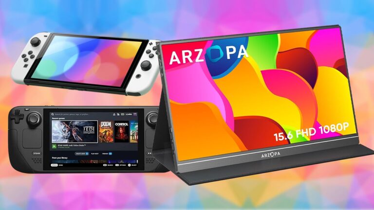 Save Over 50% Off This 15″ USB Portable Monitor (Works with Nintendo Switch, Steam Deck)