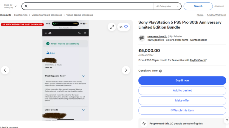 PlayStation 5 Pro – 30th Anniversary Limited Edition BundIe Sold Out in Seconds — and Now Scalpers Are Selling It for Thousands