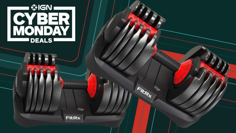 Why Pay $400 for Bowflex When You Can Get These FitRX Adjustable Dumbbells for $139 for Cyber Monday