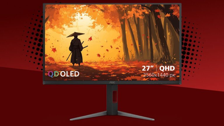 The Incredibly Priced 27″ AOC 240Hz OLED Gaming Monitor Is Back in Stock at Amazon