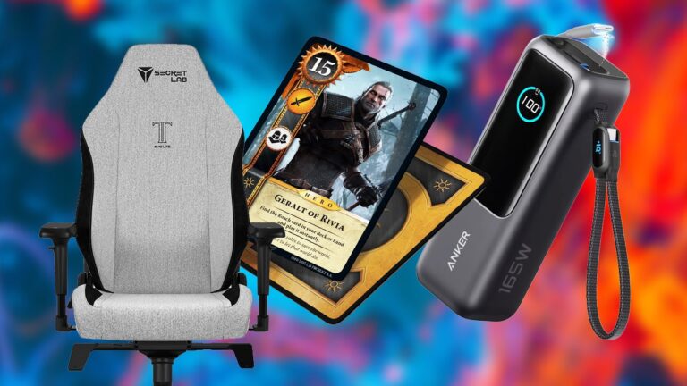 The Best Deals Today: AirPods, Gaming Chairs, Witcher Gwent Deck, Power Bank, and More