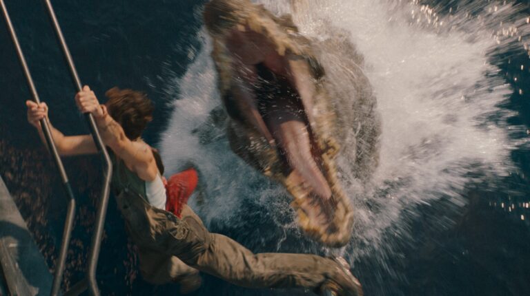 Debut Trailer for Jurassic World Rebirth Shows Scarlett Johansson Kicking a Pterosaur, Shooting a Spinosaurus, and Wondering ‘What the Hell Are Those?’