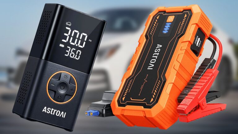 Pick Up an Inexpensive Cordless Tire Inflator and Car Jump Starter for Emergencies