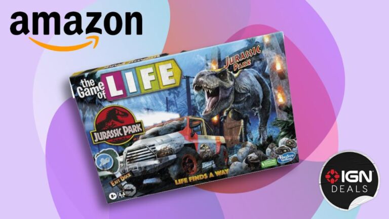 The Jurassic Park Version of The Game of Life Board Game Is Under $20 at Amazon Today