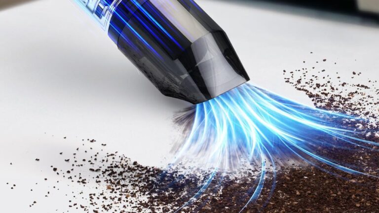 Save 55% Off the Hoto Cordless Handheld Vacuum: A Handy Tool for Quickly Cleaning Your Desk Space