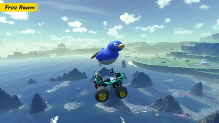 Mario Kart World Direct Acknowledges Long-Standing Meme by Repeatedly Throwing Penguin Off Cliffs