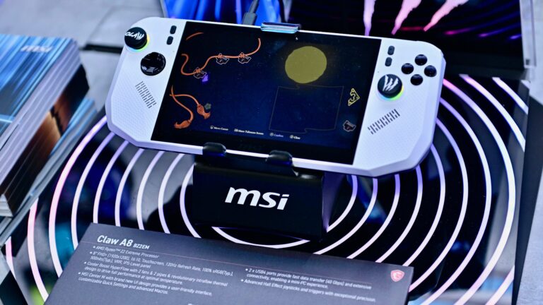 The MSI Claw A8 May Be the First Next-Gen Handheld Gaming PC