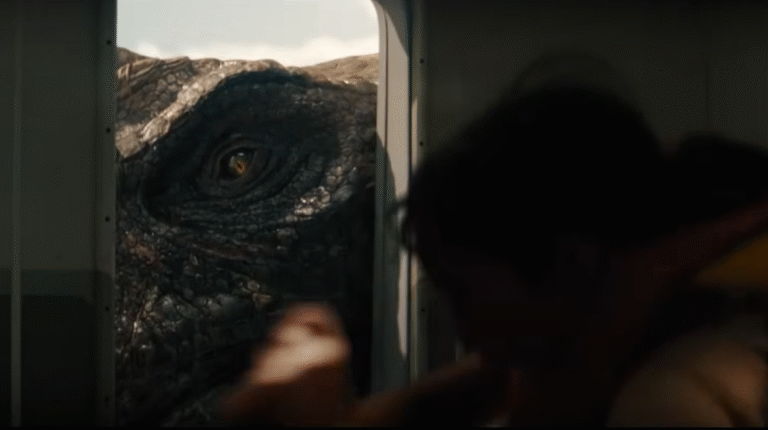 If This Guy Walks Away From What a Spinosaurus Is Doing to Him in the New Jurassic World Rebirth Trailer, I’ll Be Shocked
