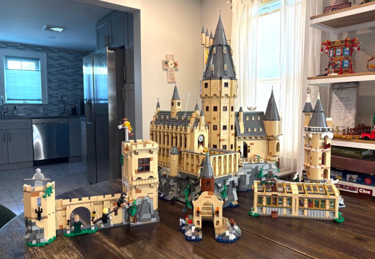 We Build The Massive, Multi-Set LEGO Harry Potter Hogwarts Castle, Currently In Progress