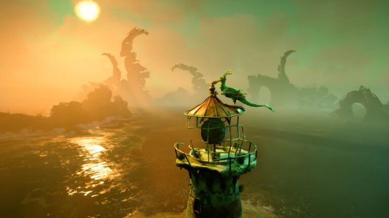 Double Fine’s Next Game, Keeper, Has You Controlling a Walking Lighthouse Driven by a Goofy Bird