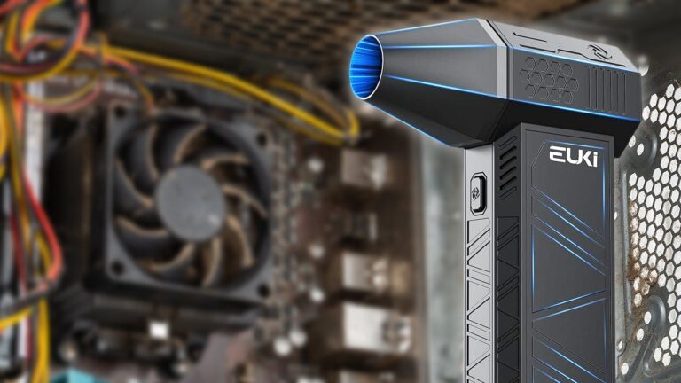 Get a Cordless Rechargeable Electric Air Duster for Your PC for Just $20 After Coupon