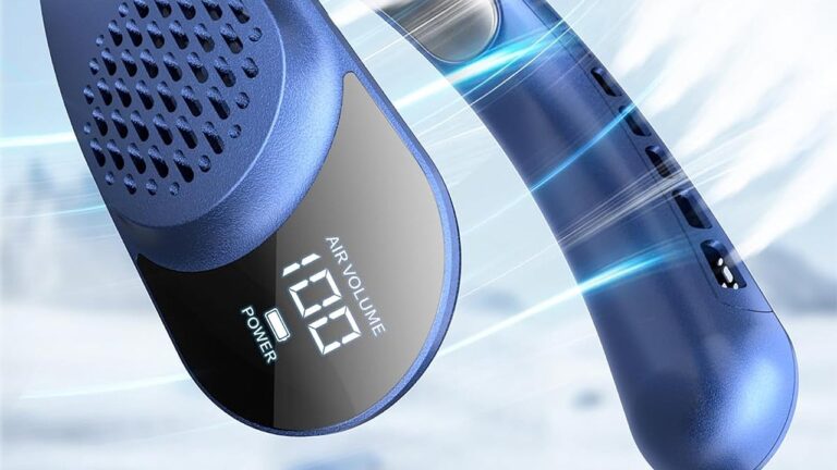 The $13 FrSara Portable Neck Fan Is an Inexpensive Solution to Beating the Summer Heat