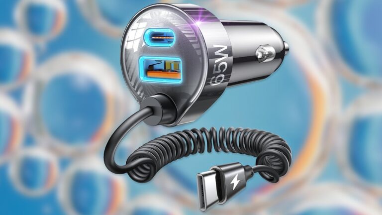 Save 50% Off the Lisen 3-Port 65W USB Car Charger with 4-Foot Cable, Now Just $8 on Amazon