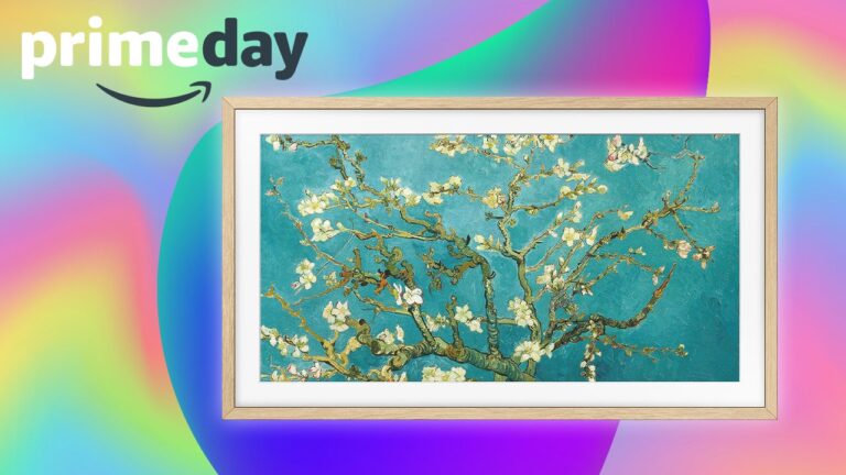 Save $848 Off a 55″ Samsung The Frame Series TV and Get a Teak Bezel ($150 Value) for Prime Day