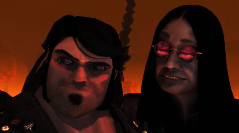 Double Fine Honor’s Heavy Metal Legend Ozzy Osbourne by Making Heavy Metal Video Game Brütal Legend Free for 666 Minutes Only