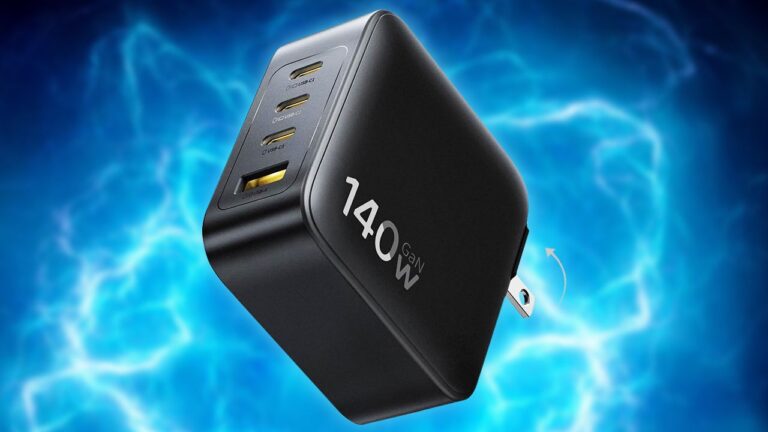 Save 50% off the Baseus 140W 4-Port USB-C Charger, Now Just $39.99 (Can Fast Charge a 16″ MacBook Pro)