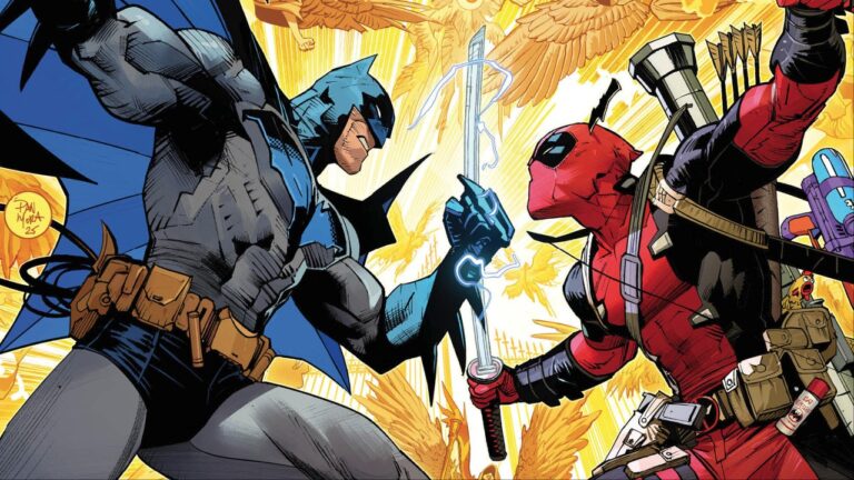 DC Reveals Epic New Batman/Deadpool Crossover Art
