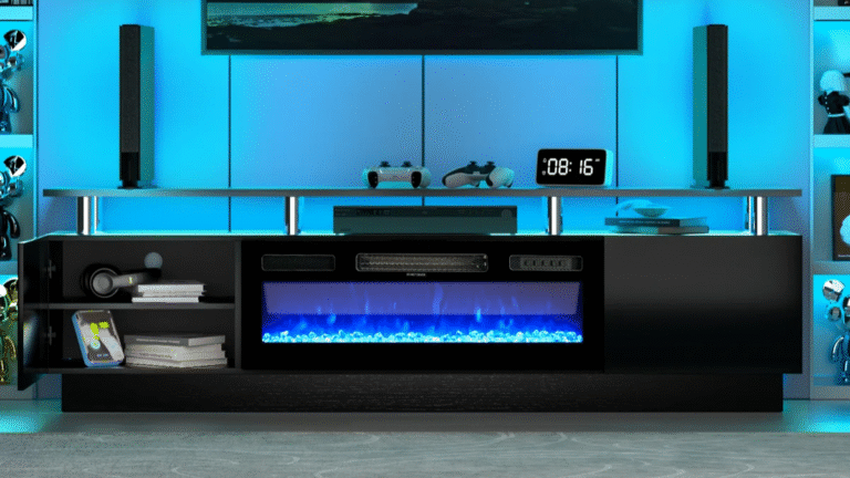 Wayfair’s Labor Day Sale Has a TV Stand With a Built-in Fireplace for a Great Price Today