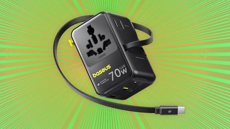 Save 50% Off the Baseus 4-Port USB and 2-Outlet International Charger Perfect for Apple iPhone 17