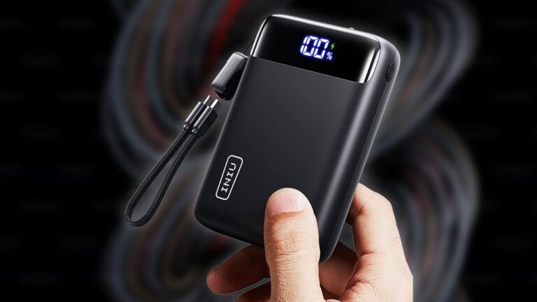 Iniu’s Smallest 20,000mAh Power Bank With Built-in USB Cable Drops to Just $15