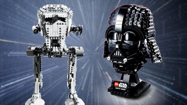 Save 25% Off This Incredible LEGO Star Wars Darth Vader Helmet and AT-ST Walker Bundle