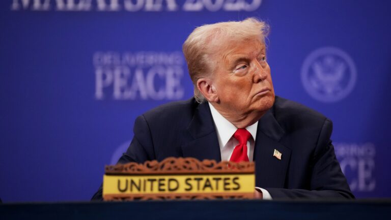 The White House Wades Into the Console Wars, Releases AI Image of Donald Trump as Master Chief Saluting in Front of an American Flag That Contains a Big Mistake