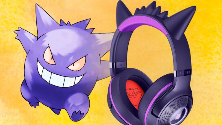 The Razer Kraken Kitty V2 Pokemon Gengar Edition Gaming Headset Is Finally Back in Stock