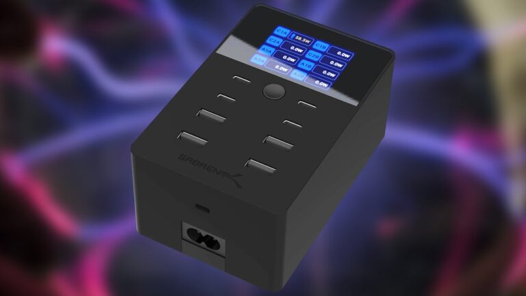 The Massive Sabrent 8-Port 252W USB Desktop Charging Station Drops to the Lowest Price Ever