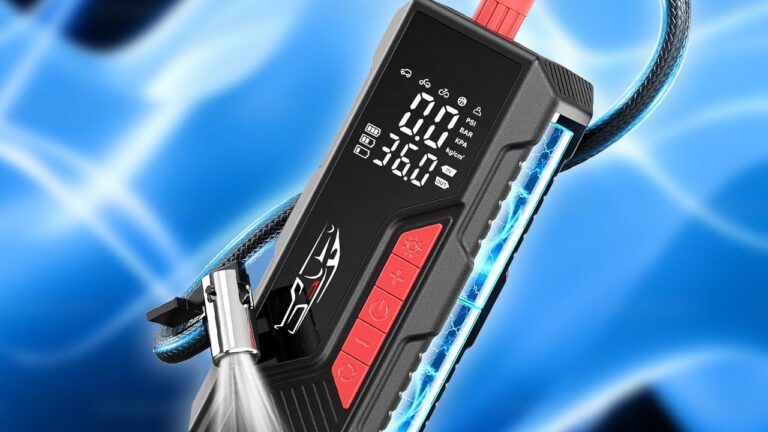 This $15 Cordless Tire Inflator and Air Compressor Belongs in Your Car Emergency Kit