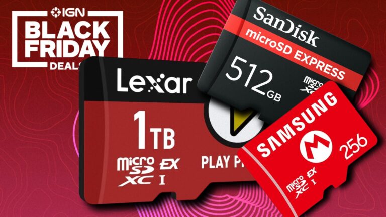Nintendo Switch 2 MicroSD Express Cards on sale for Black Friday in the UK