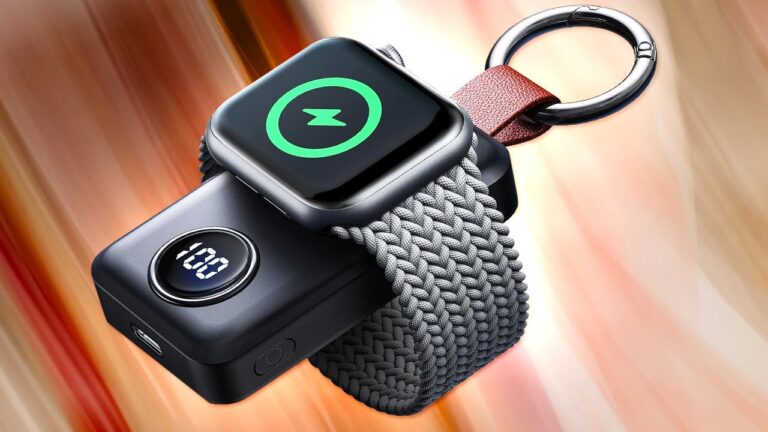 The $10 Joyroom Apple Watch Charger Has an Internal 2,000mAh Battery for Charging on the Go