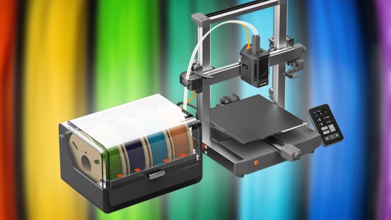 The Anycubic Kobra 3 Multi-Color 3D Printer Combo Drops Below $200 for the First Time