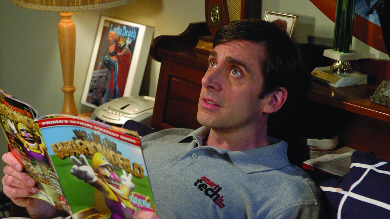 Steve Carell in The 40-Year-Old Virgin (2005).