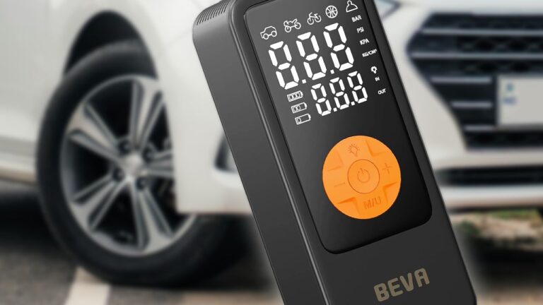 Save 50% Off the BEVA Car Tire Inflator and Air Compressor, Now Just $15