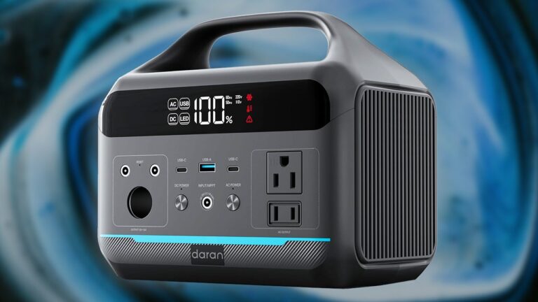 Save 50% Off Daran’s 90,000mAh (288Wh) 600W LiFePO4 Power Station, Now Just $133 at Amazon