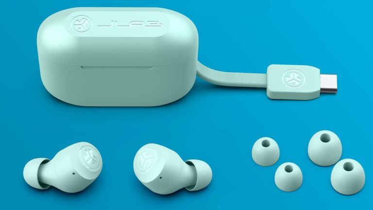 The $17 JLab Go Air Pop+ True Wireless Earbuds Include a Charging Case With Built-In USB Cable