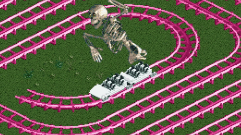Genius RollerCoaster Tycoon 2 Player Makes Longest Rollercoaster Ever Built, Manipulates Guests Into Staying Just Happy Enough to Ride It for 1.947 x 10²²⁷ Years