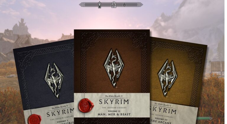This Hardcover Skyrim Library Set Includes Every Book From the Game, Now 45% Off