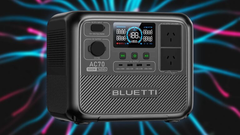 Save 30% Off the Bluetti AC70 768Wh 1,000W LiFePO4 Power Station During the AliExpress Memorial Day Sale
