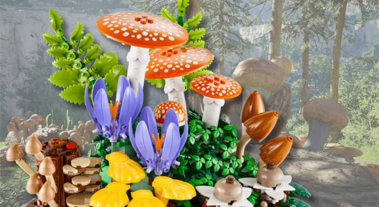 This LEGO Woodland Mushrooms Set Would Make the Perfect Fungi-Themed Decoration