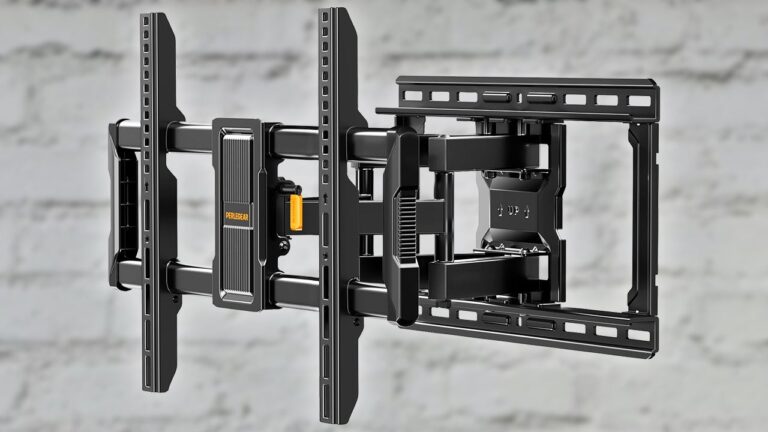 Save Over 50% Off the Perlegear UL-Listed Full Motion TV Wall Mount, Now Under $35