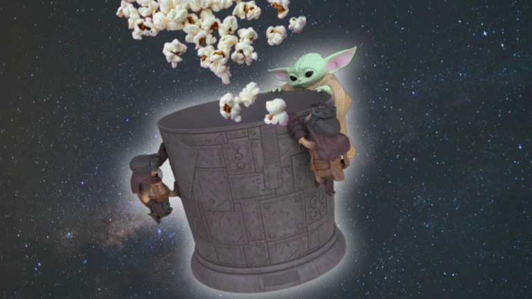 The New Mandalorian & Grogu Popcorn Bucket at Walmart Includes a Free Movie Ticket