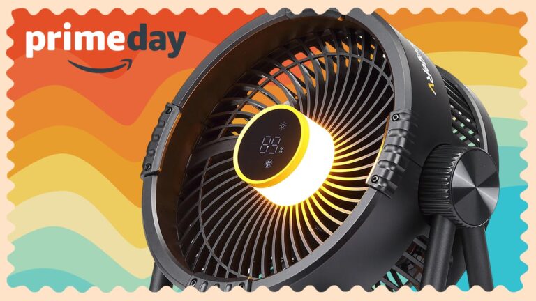 Save 40% Off the BougeRV Portable Smart Table Fan With 33 Hours of Cord-Free Runtime for Prime Day