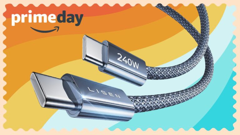 Stock Up on 6.6 Feet 240W USB Type-C Cables for Just $2.80 Each During Amazon Prime Day