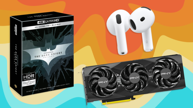 The Best Deals Today: PNY RTX 5070 OC, Apple AirPods 4, The Dark Knight Trilogy, and More