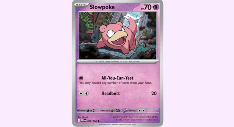 Slowpoke Just Got a New Pokémon Trading Card Game Move, And It’s Called ‘All-You-Can-Yeet’