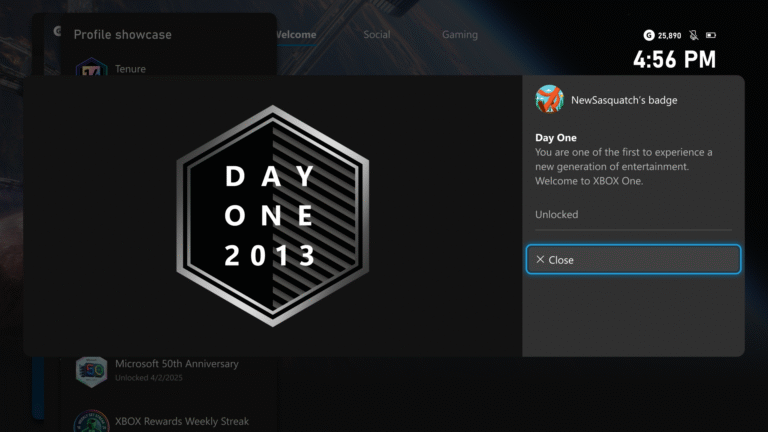 Latest Xbox Console Updates Include Extremely Belated Profile Badge if You Bought an Xbox One Back in 2013