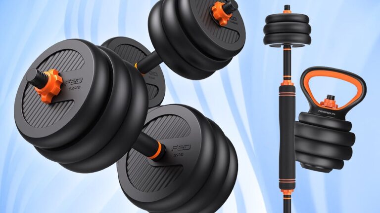 The FED Fitness DS2 Adjustable Dumbbells Can Turn Into an Adjustable Kettlebell or Barbell for Just $56.60