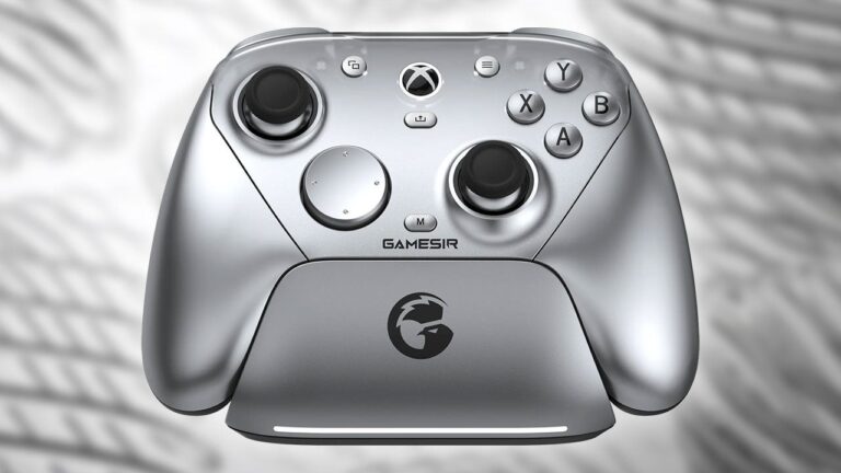 Save 20% off the Gamesir G7 Pro Wireless Gaming Controller in the Rarely Discounted Silver Color